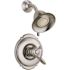 Delta Victorian 1-Handle Wall Mount Shower Faucet Trim Kit in Stainless (Valve Not Included)