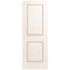 Masonite 36 in. x 80 in. Smooth 2-Panel Square Primed White Hollow Core Composite Interior Door Slab