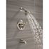 Delta Classic 1-Handle Wall Mount Tub and Shower Faucet Trim Kit in Stainless (Valve Not Included)