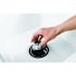 KOHLER Disposal 4.5 in. Flange with Stopper in Polished Chrome