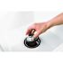 KOHLER Disposal 4.5 in. Flange with Stopper in Polished Chrome