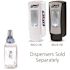 Advanced Hand Sanitizer Green Certified Gel, Fragrance Free, 1200 mL Refill for ADX-12 Push-Style Dispenser (Pack of 3)