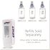 PURELL ADX-12 Push-Style Hand Sanitizer Dispenser, White, for 1200 mL ADX-12 Sanitizer Refills