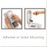 PURELL ADX-12 Push-Style Hand Sanitizer Dispenser, White, for 1200 mL ADX-12 Sanitizer Refills