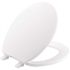 KOHLER Brevia Round Closed Front Toilet Seat with Quick-Release Hinges in White