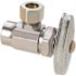 BrassCraft 1/2 in. Nominal Sweat Inlet x 3/8 in. O.D. Compression Outlet Brass Multi-Turn Angle Valve in Chrome