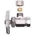 BrassCraft 3/8 in. FIP Inlet x 3/8 in. O.D. Compression Outlet Multi-Turn Angle Valve in Chrome