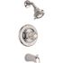 Delta Classic 1-Handle Tub and Shower Faucet Trim Kit in Chrome (Valve Not Included)