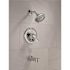 Delta Innovations 1-Handle Wall Mount Tub and Shower Faucet Trim Kit in Chrome (Valve Not Included)