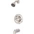 Delta Classic 1-Handle Wall Mount Tub and Shower Faucet Trim Kit in Chrome (Valve Not Included)