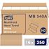 TORK Universal White Multifold Paper Towels (250-Sheets per Pack, 16-Pack per Case)