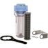 OmniFilter Standard Series, 10 in. Whole House Water Filtration System With Shut Off Valve In Clear