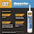 Liquid Nails Super Caulk 10.1 oz. White Interior and Exterior Window and Door Caulk