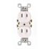 Leviton 15 Amp 125 V 2-Wire Duplex Outlet/Receptacle, White (1-Pack) 223-W