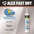 DAP Alex Fast Dry, White Acrylic LatexPlus Silicone Caulk, 10.1 Oz.