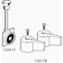 ProPlus Gate Knob and Washer for Bathcock with Diverter, Chrome