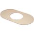 ProPlus 14 in. x 8 in. Acrylic Single Handle Escutcheon Cover Plate
