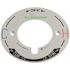 Symmons 4 in. Dia x 0.1 in. L Temptrol Escutcheon Dial Plate Model A in Chrome for Symmons Temptrol Shower Systems