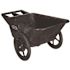 Rubbermaid Commercial Products 7.5 cu. ft. Big Wheel Black Cart
