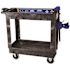 Rubbermaid Commercial Products 34 in. x 16 in. 2-Shelf Heavy-Duty Utility Cart