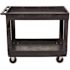 Rubbermaid Commercial Products 40 in. x 24 in. 2-Shelf Heavy-Duty Utility Cart with 4 in. Casters