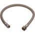 BrassCraft 3/8 in. Flare x 1/2 in. FIP x 20 in. Braided Polymer Faucet Supply Line