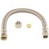 BrassCraft 3/8 in. Compression x 3/8 in. Compression x 12 in. Braided Polymer Faucet Supply Line with Nut and Sleeve