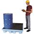 ULTRATECH INTERNATIONAL SPILL PALLET NESTBLE W/DRAIN