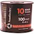 Southwire 100 ft. 10-Gauge Black THHN SIMPULL Solid Wire