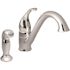MOEN Camerist Lead Free 1-Handle Standard Kitchen Faucet with Spray in Chrome