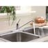 CLEVELAND FAUCET GROUP Cornerstone 1-Handle Kitchen Faucet in Stainless