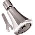 Commercial 1-Spray Patterns with 1.5 GPM 2.5 in. Wall Mount Fixed Shower Head with All Metal Tamperproof in Chrome