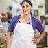 A20 Breathable Particle Protection Apron (36550), Universal Size, Tie Back, White, 100 / Case, 10 Bags of 10 Aprons