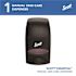 Scott 1000 ml Black Skin Care Cassette Dispenser