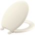 KOHLER Ridgewood Round Closed Front Toilet Seat in Biscuit