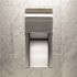 Compact Stainless Vertical Double Roll Toilet Paper Dispenser