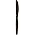 Dixie Ultra SmartStock Series-O Medium-Weight Black Disposable Polystyrene Plastic Knives, (960 Per Case)