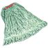 Rubbermaid Commercial Products Super Stitch Blended Medium 1 in. Wet Mop Headband, Green