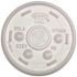 DART 10 Series Translucent Straw Slotted Lid (1000-Pack)