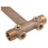 ProPlus 1 in. x 11 in. Brass Cross Tee Lead Free