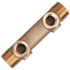 ProPlus 1 in. x 11 in. Brass Cross Tee Lead Free