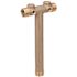 ProPlus 1 in. x 11 in. Brass Cross Tee Lead Free