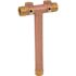 ProPlus 1 in. x 11 in. Brass Cross Tee Lead Free