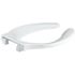 KOHLER Stronghold Elongated Open Front Toilet Seat in White