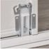 Home Decor Innovations 100 SERIES 48 in. x 80 in. Whitewood Vinyl Sliding Door