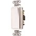 HUBBELL WIRING 20 Amp 3-Way Hubbell Specification Grade Decorator Rocker Switch, White