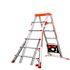 Little Giant Ladder Systems 10 ft. Aluminum Select Step Multi-Position Ladder with 300 lb. Load Capacity Type IA Duty Rating
