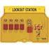 Master Lock 4 Padlock Station with Cover and 4 Aluminum Padlocks