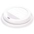 SOLO Traveler Cappuccino Style Dome Lid with Sip Hole, White (1000 per Case)