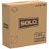 SOLO Traveler Cappuccino Style Dome Lid with Sip Hole, Black (1000 per Case)